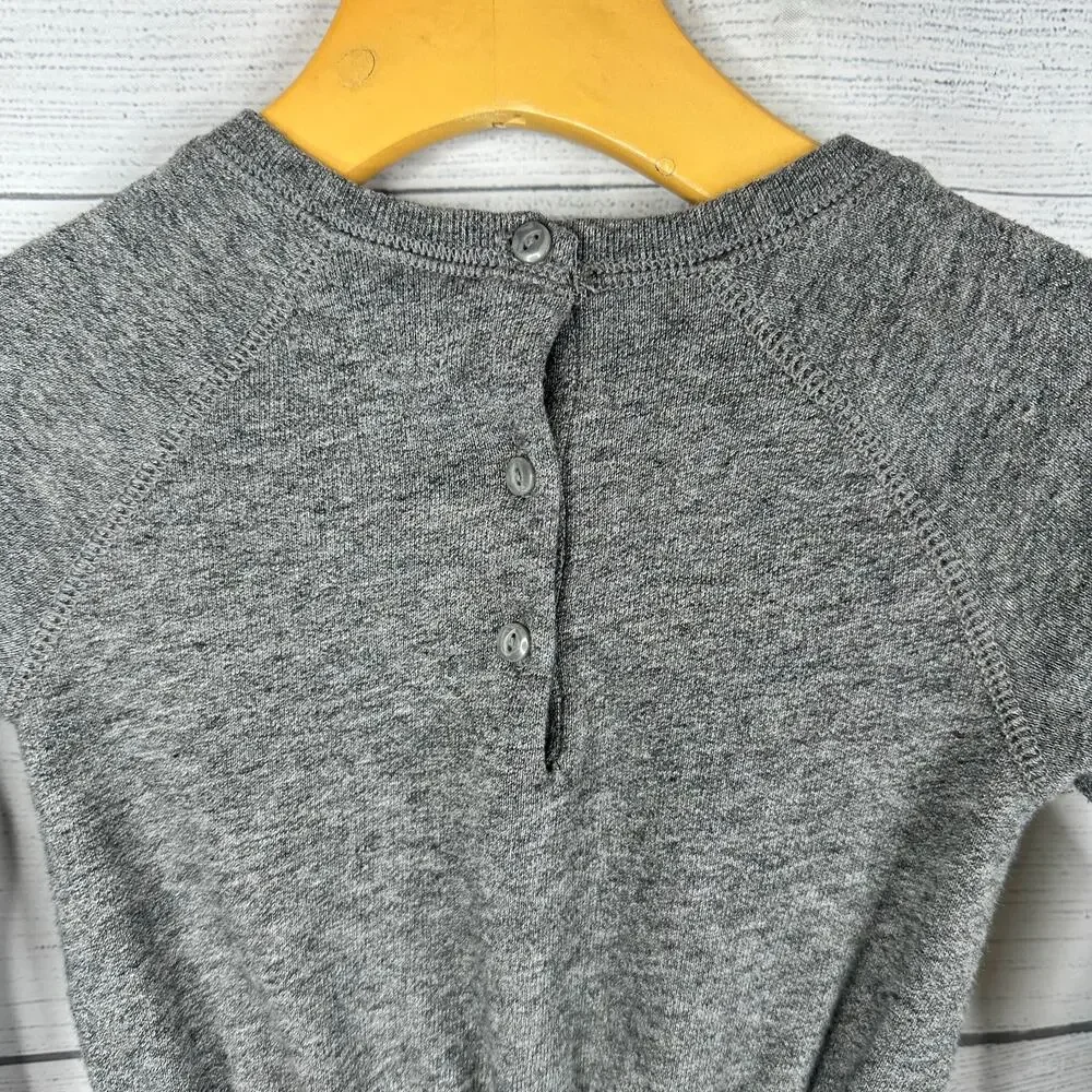 Ralph Lauren Baby Girls 18 Month Long Sleeve Jersey Dress 310629623 Gray